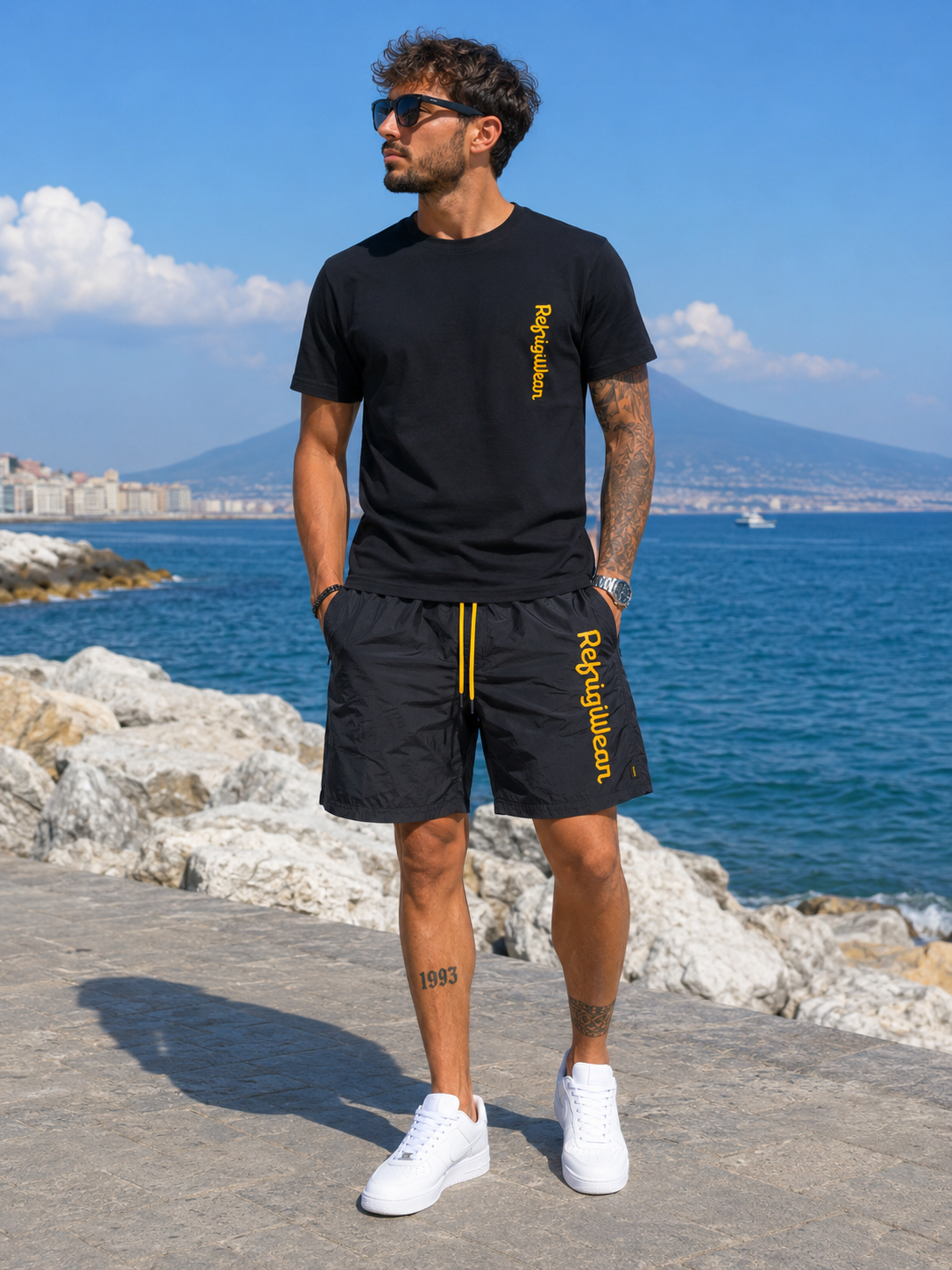 Completo Mare Refrigiwear Nero Uomo