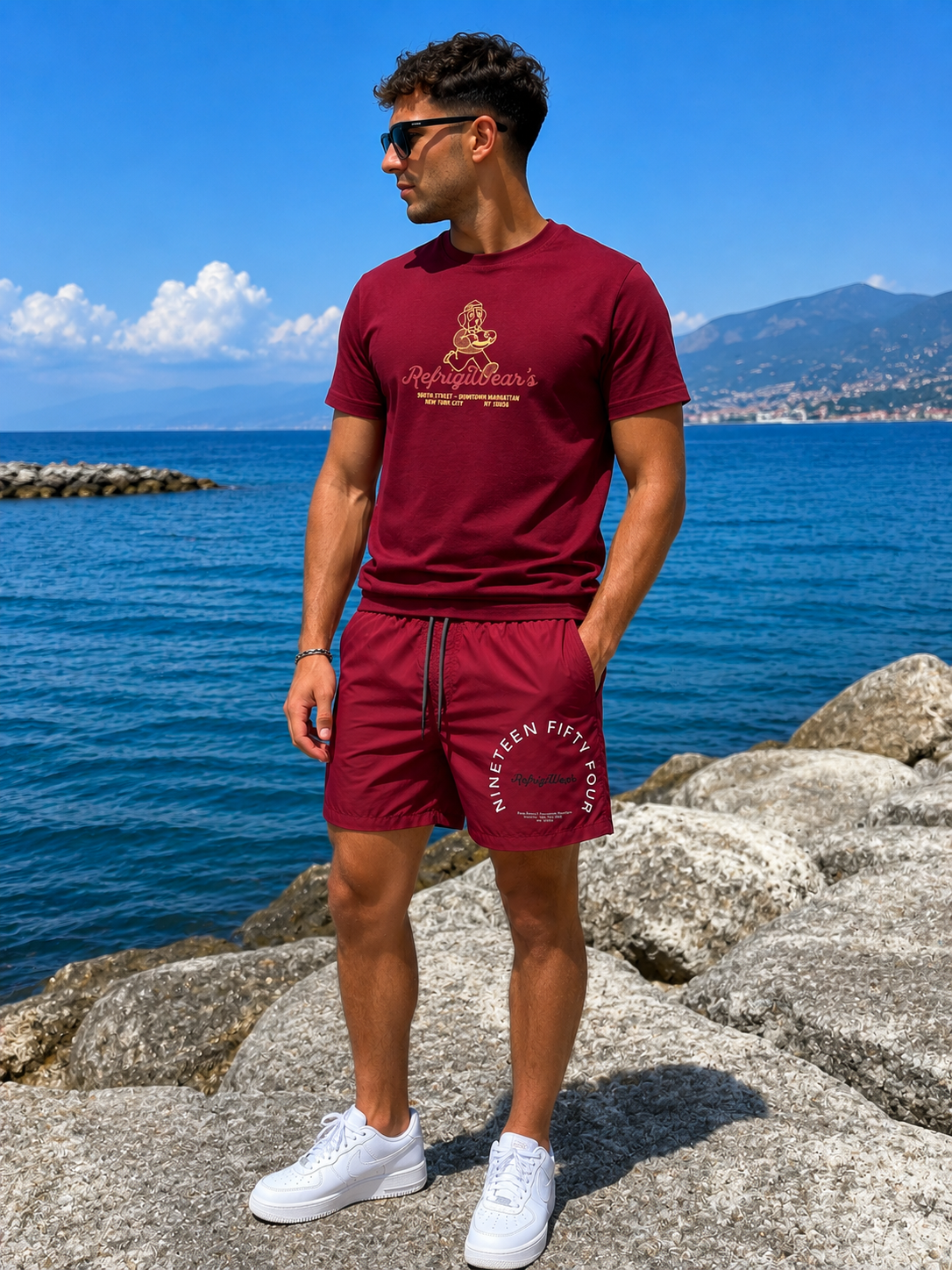 Completo Mare Refrigiwear Bordeaux Uomo