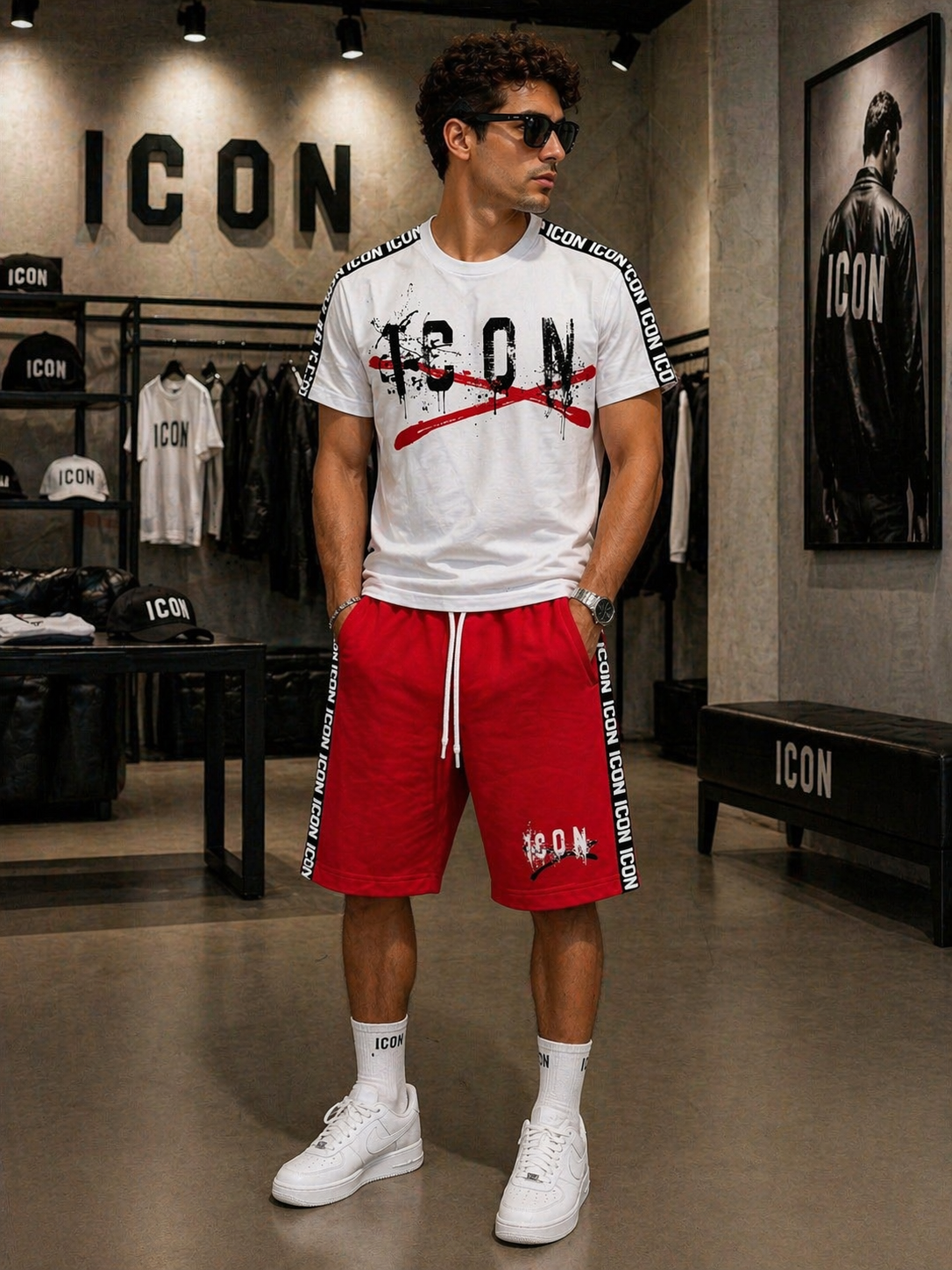 Completo T-shirt + Bermuda ICON – Stile Urban Street