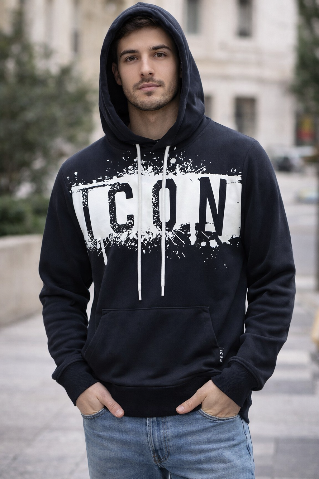 Felpa ICON con Cappuccio – Stile Urban