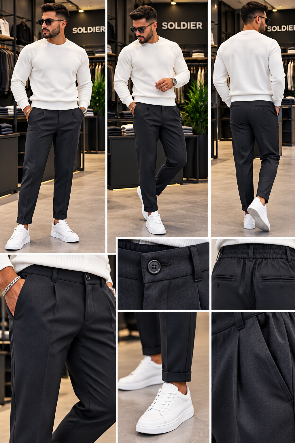Pantalone Soldier Uomo – Eleganza e Comfort
