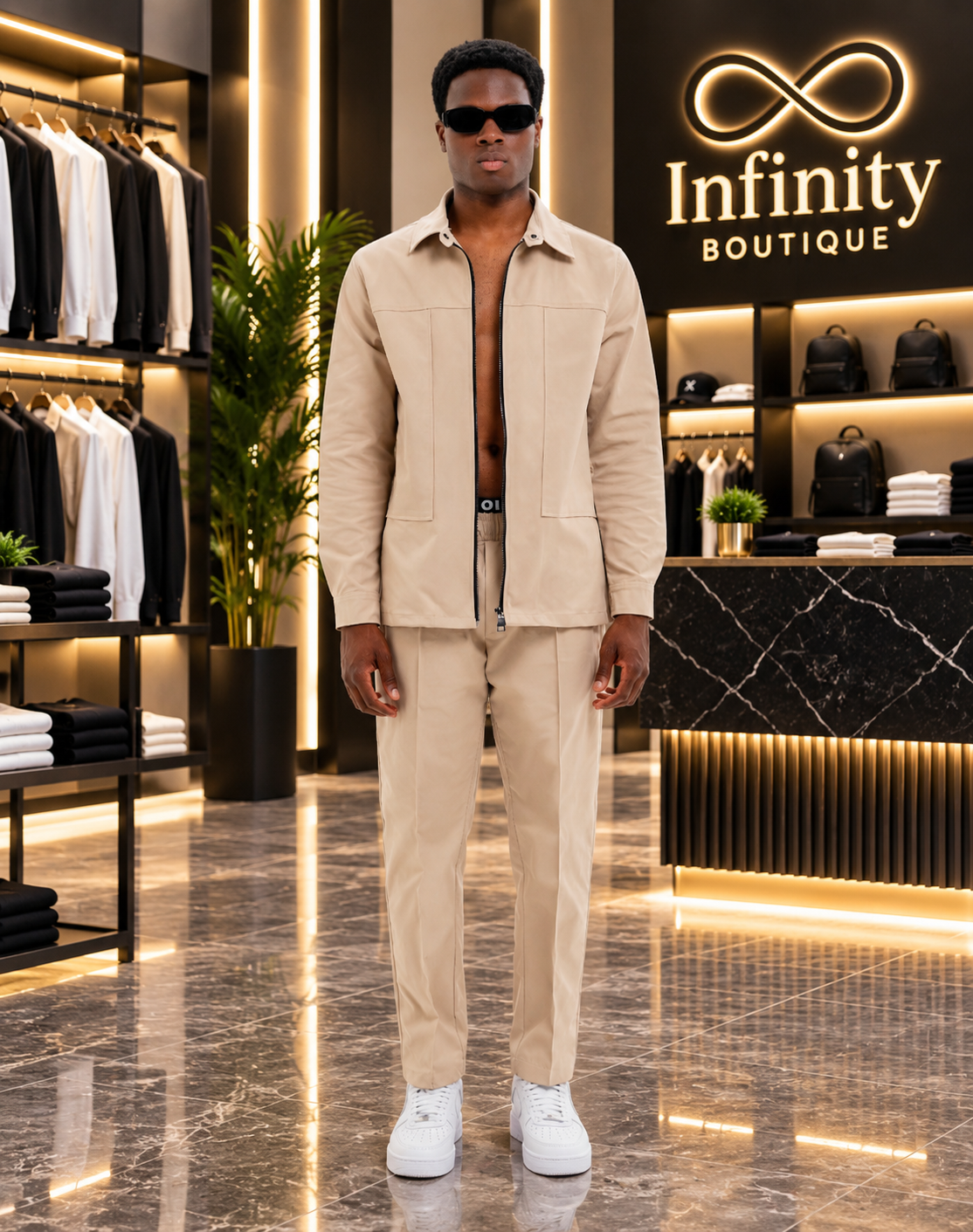 Completo uomo Soldier – Beige