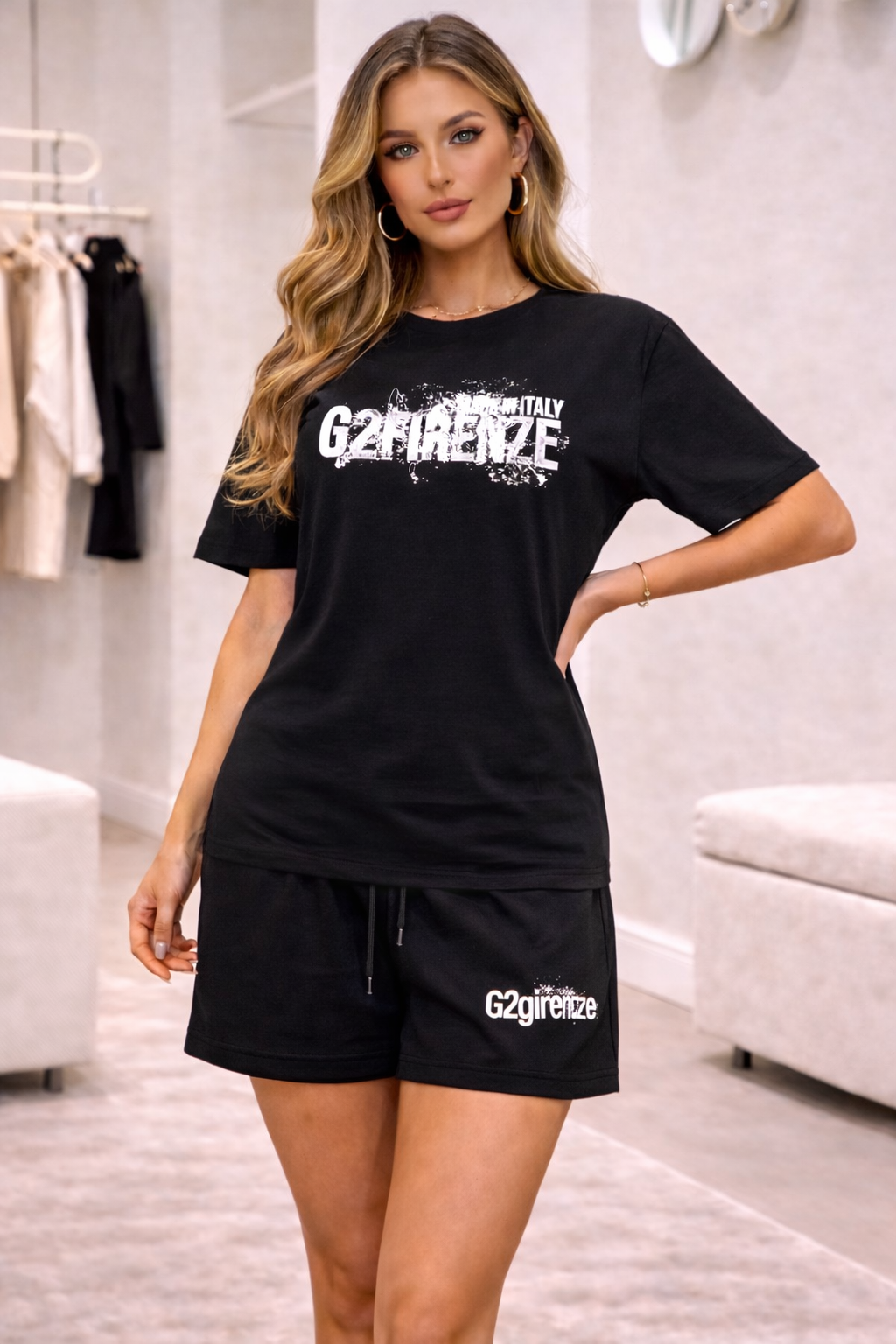 Completo donna G2 Firenze nero – stile street essenziale