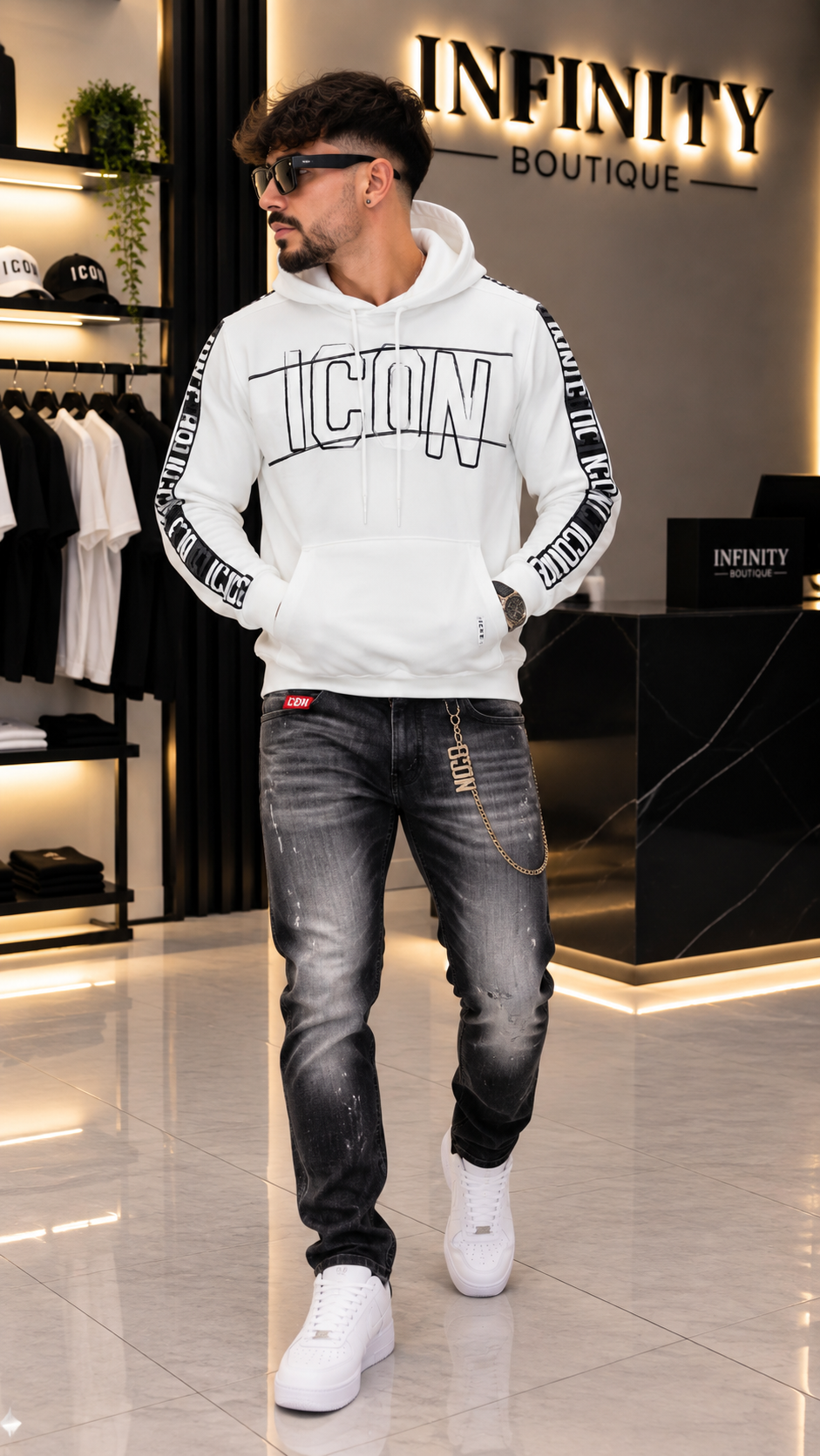 Felpa ICON –gros gommato
