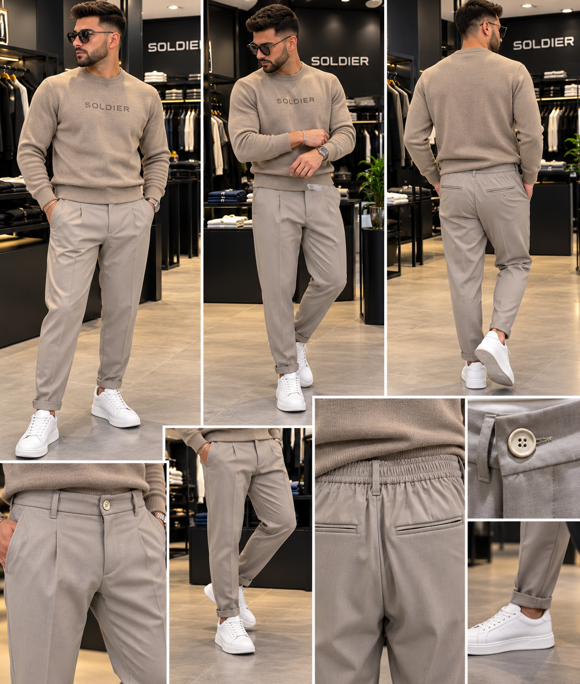 Pantalone Soldier Uomo – Eleganza e Comfort