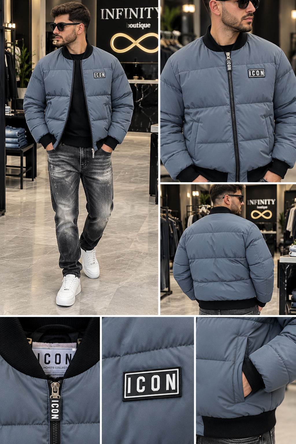 Giubbotto Uomo ICON – Bomber Imbottito