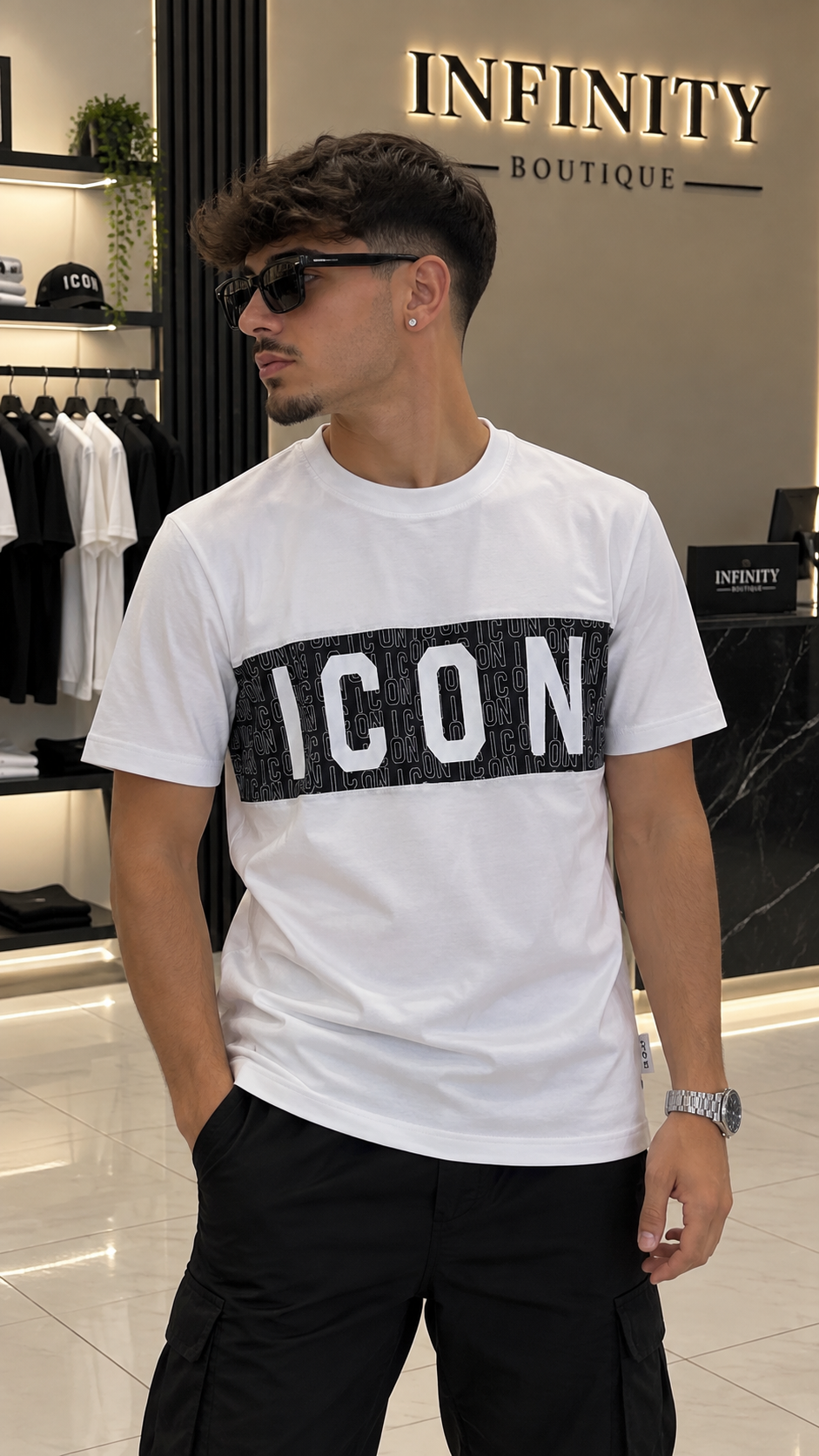 T-shirt uomo “ICON” – mini logged