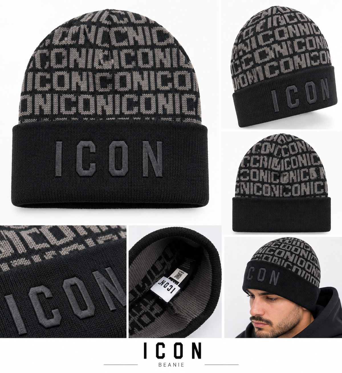 ICON Beanie – Nero