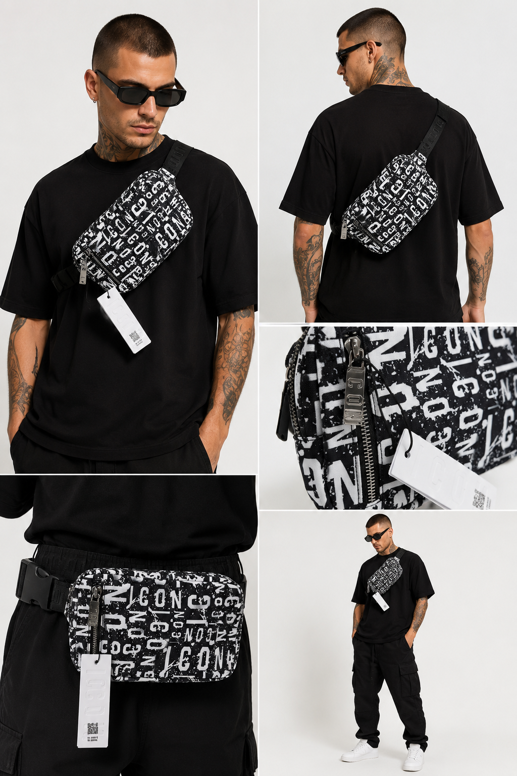Marsupio ICON Urban Black & White