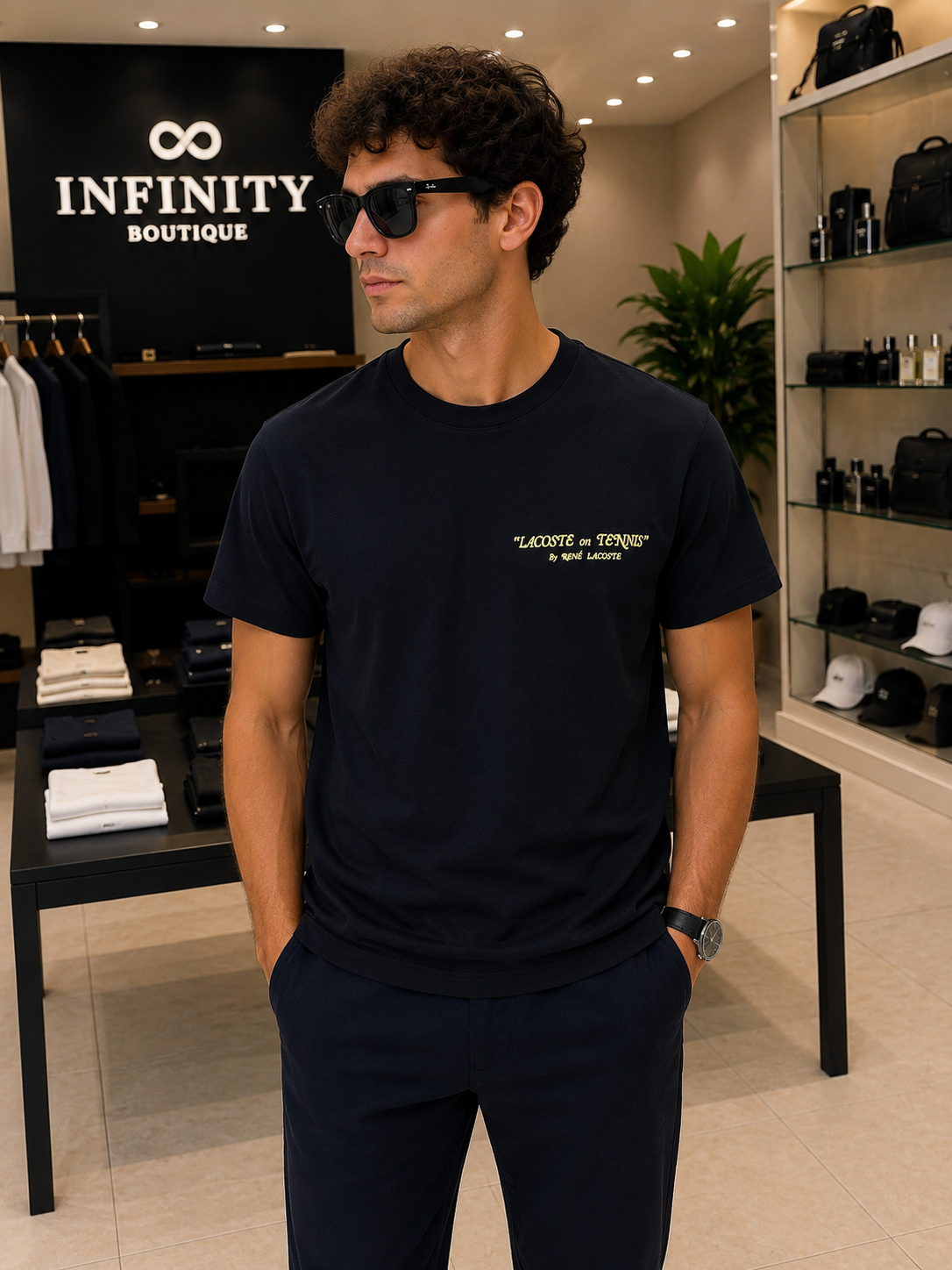 T-Shirt Lacoste Tennis Graphic