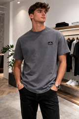 T-Shirt Soldier – Verde-beige-nera-bianco