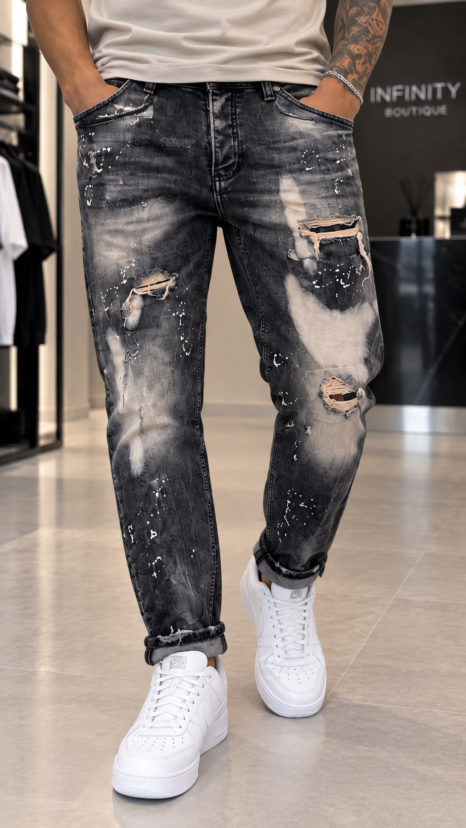 Jeans Uomo – Effetto Used & Distressed