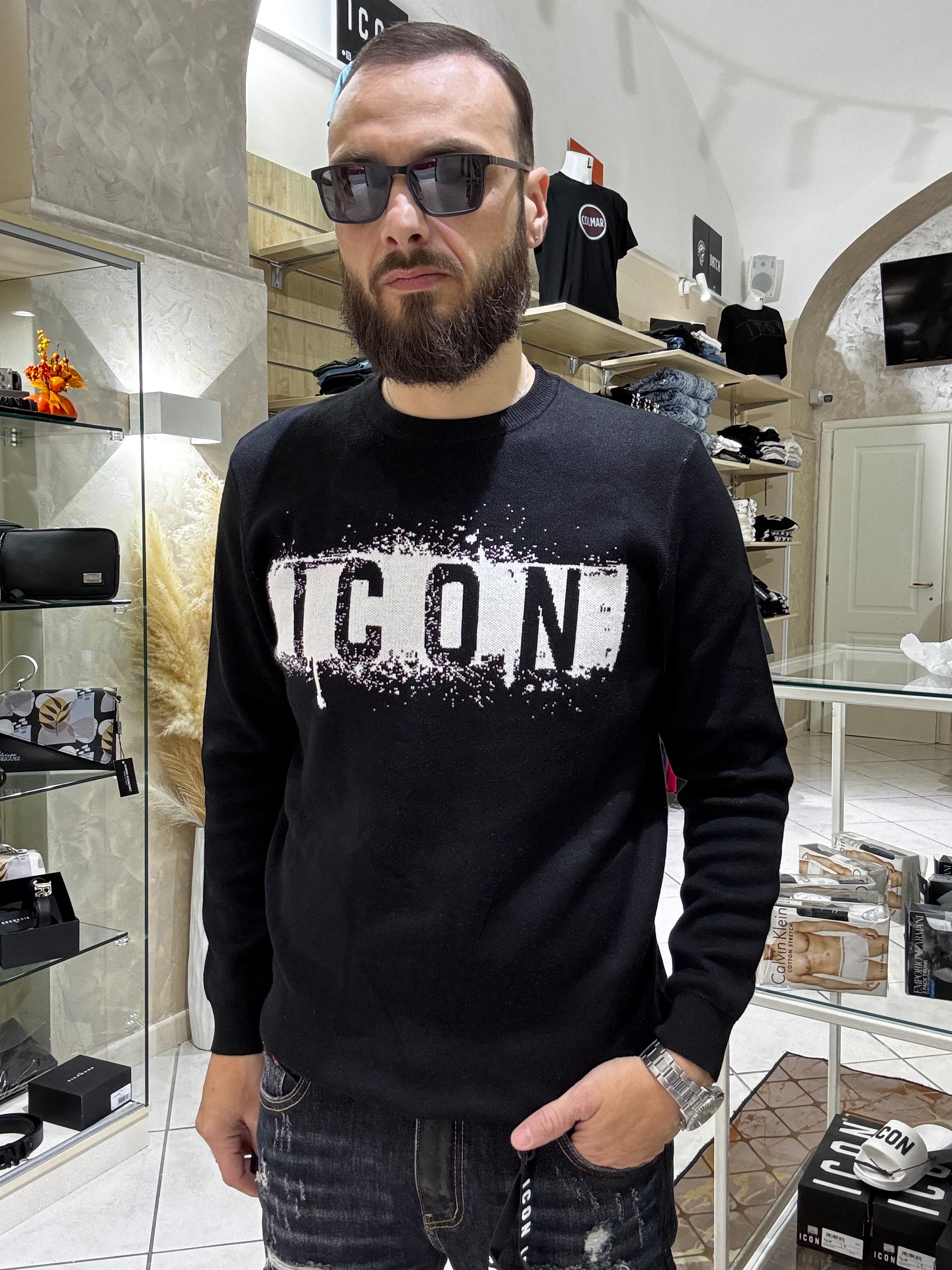 MAGLIONCINO ICON  EFFETTO COLATURA