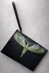 Pochette Marcelo Burlon County of Milan con stampa ali iconiche
