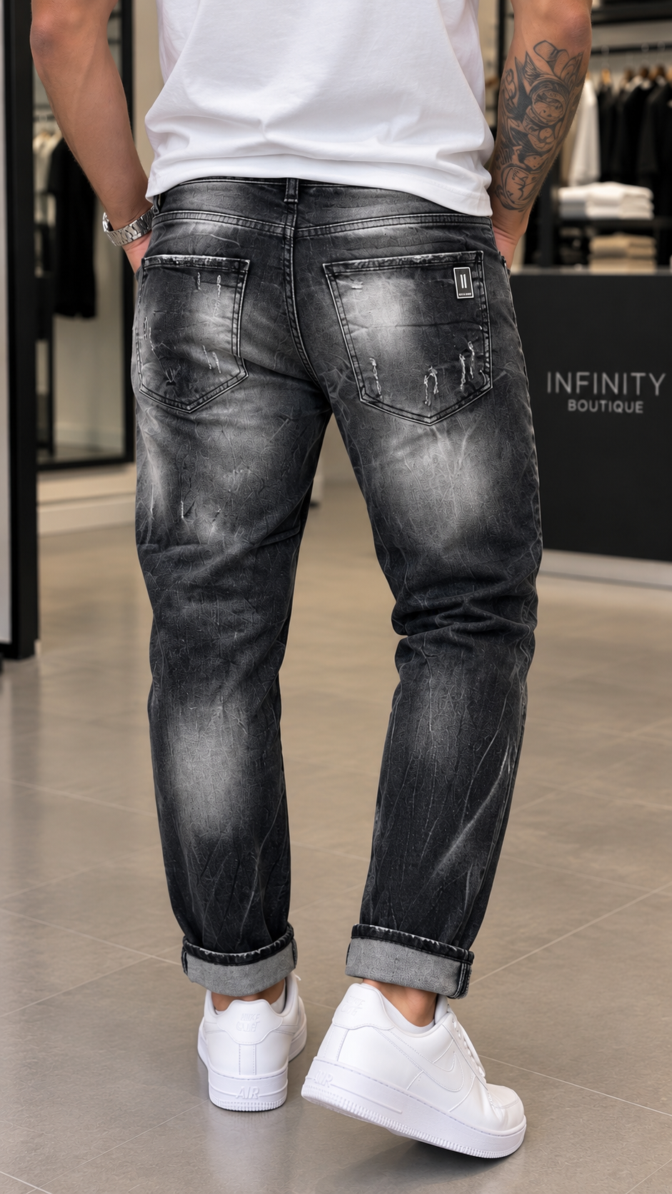 Jeans Soldier – Nero/Grigio
