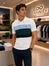 Polo Lacoste Uomo 100% Cotone Multicolor Premium