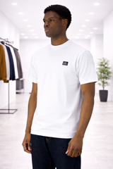 T-Shirt Soldier – Verde-beige-nera-bianco