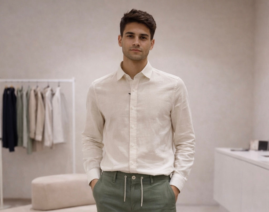Camicia in Lino Uomo – Eleganza Leggera
