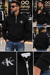 Calvin Klein Jeans – Felpa Uomo Mezza Zip