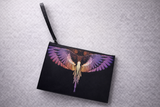 Pochette Marcelo Burlon County of Milan con stampa ali iconiche