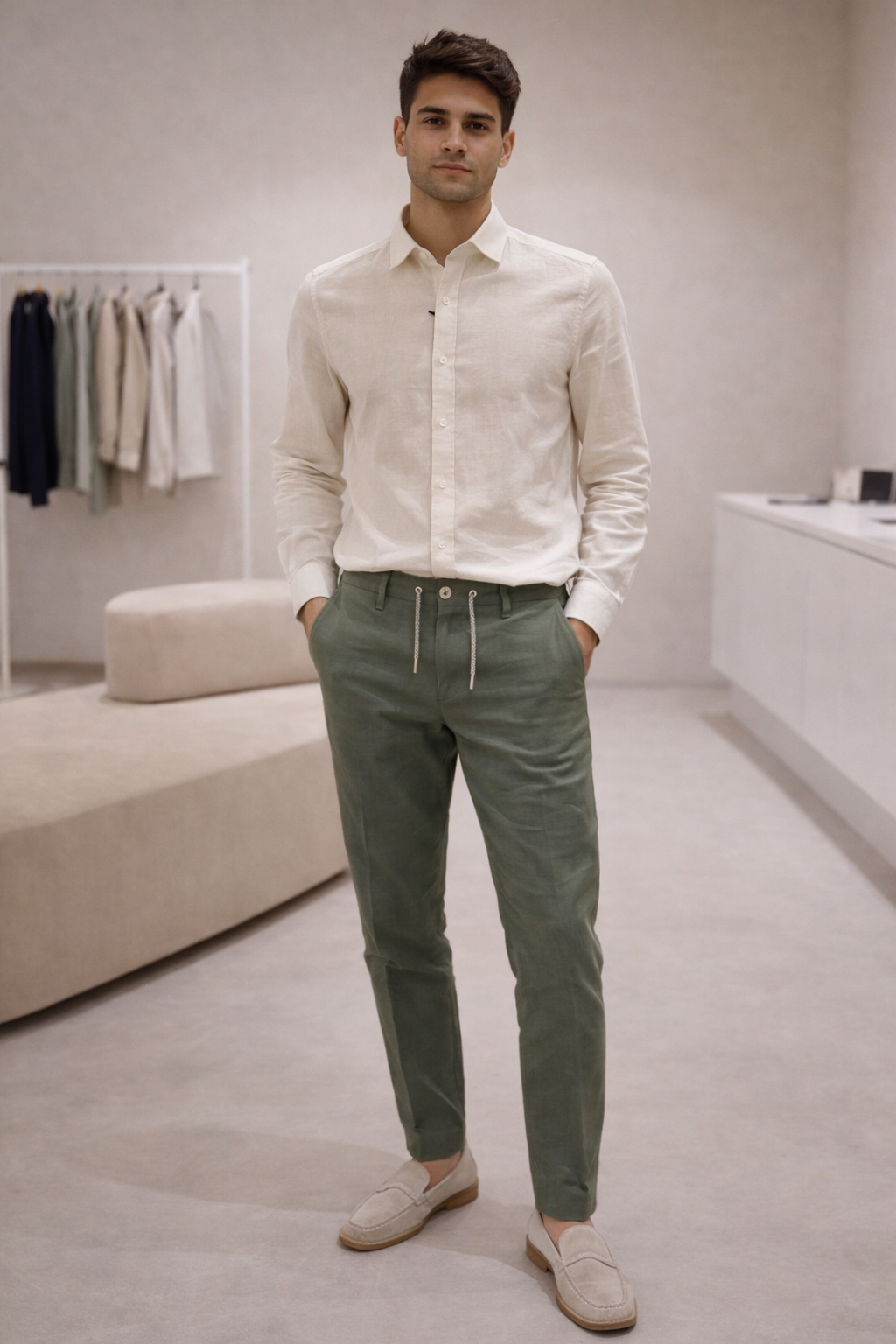 Camicia in Lino Uomo – Eleganza Leggera