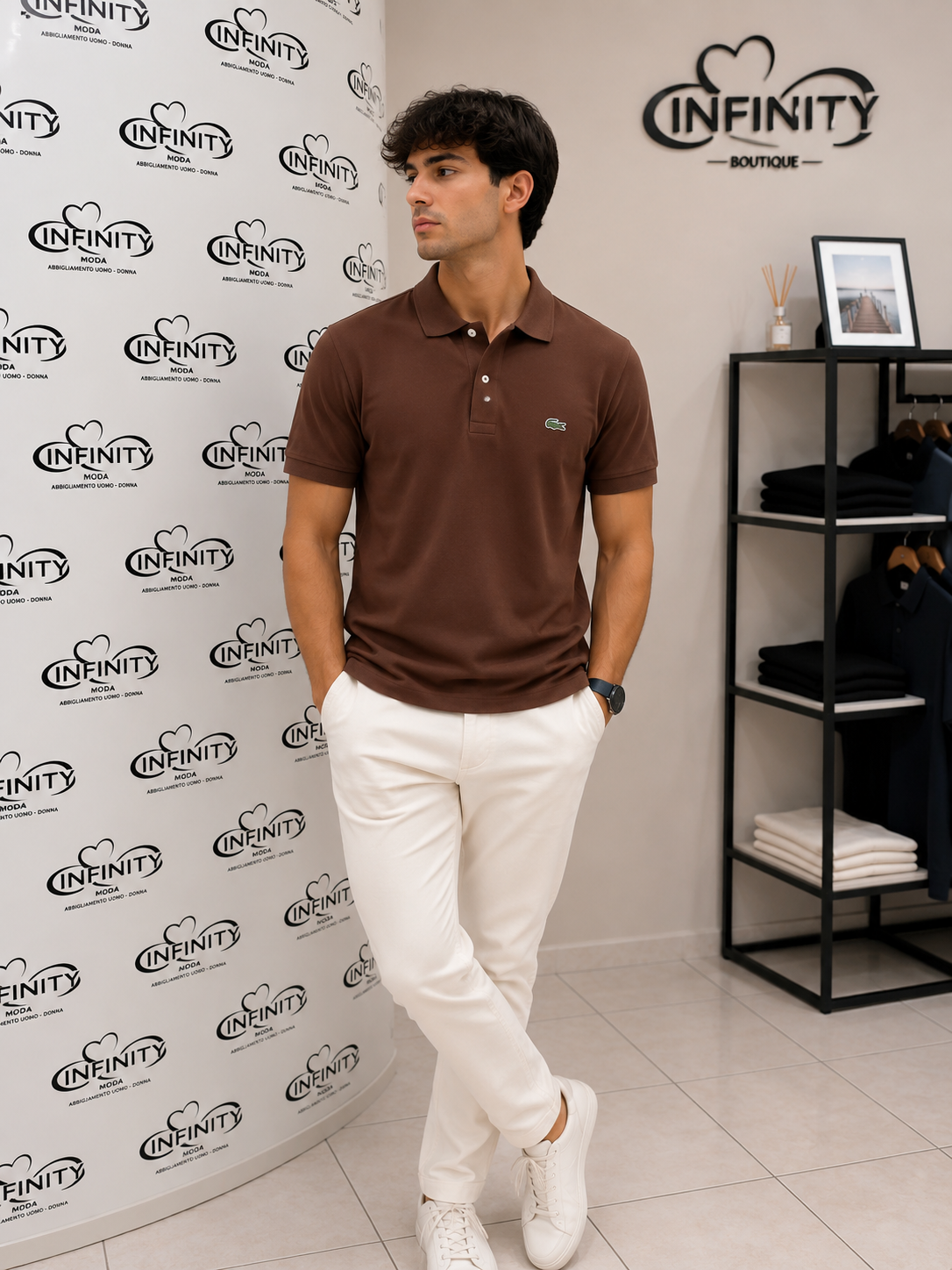 Polo Lacoste Paris Cotton Stretch