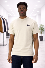 T-Shirt Soldier – Verde-beige-nera-bianco