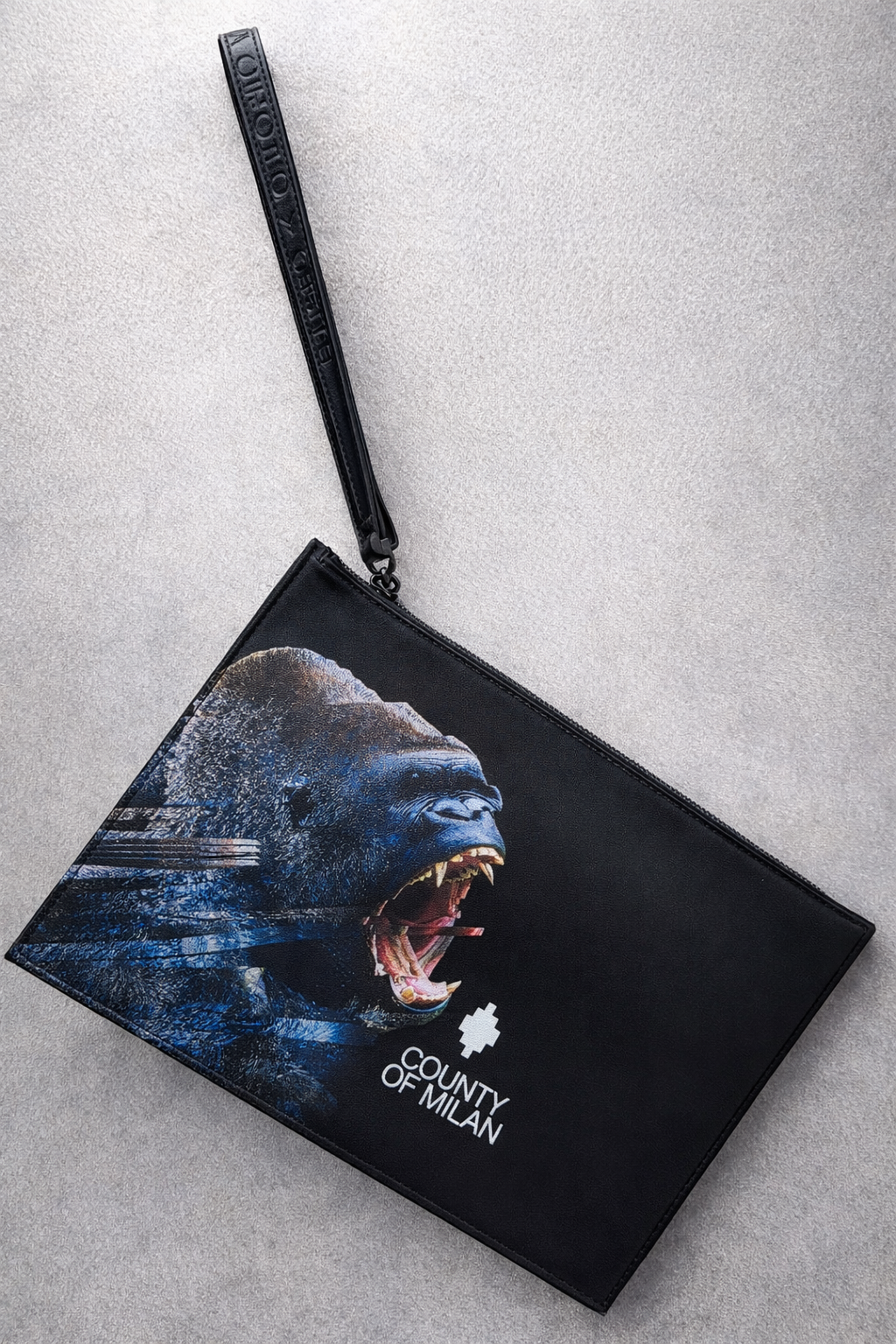 Pochette County of Milan con stampa grafica animalier