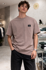 T-Shirt Soldier – Verde-beige-nera-bianco