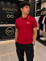 Polo EA7 Emporio Armani Rossa