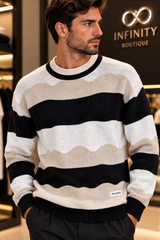 Maglioncino Uomo SOLDIER a Righe