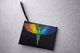 Pochette Marcelo Burlon County of Milan con stampa ali iconiche