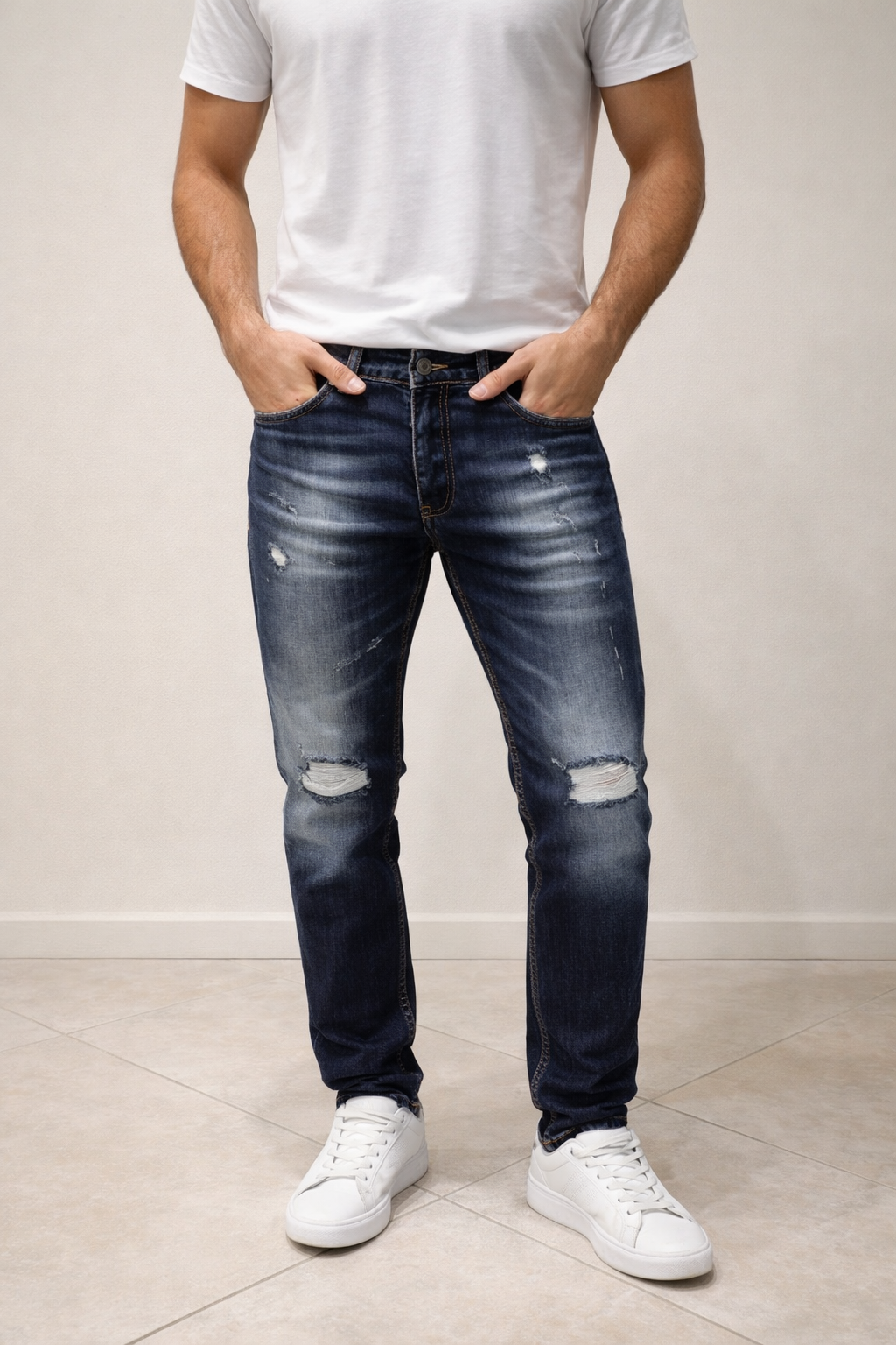 Jeans Uomo Soldier Denim Destroyed