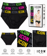 🩲 ICON Underwear – 3 Pack Slip-fluo