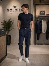 Pantalone Soldier in Cotone – Eleganza e Comfort Quotidiano