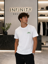 T-Shirt Lacoste Tennis Graphic Bianca Uomo