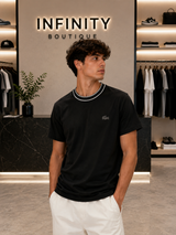 T-Shirt Lacoste Essential Black Premium Uomo
