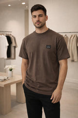 T-Shirt Soldier – Verde-beige-nera-bianco